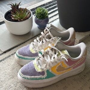 Women's Nike Air Force 1 Low '07 Premium "Tear Away" sneakers - Pastel Reveal